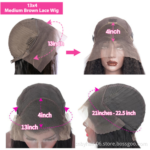 Short Curly Lace Wig Human Hair Bob Cut Full Lace Wigs With Baby Hair Virgin Brazilian Bob Curly Lace Front Wig